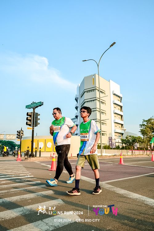 Race photo from BAF LIONS RUN 2024