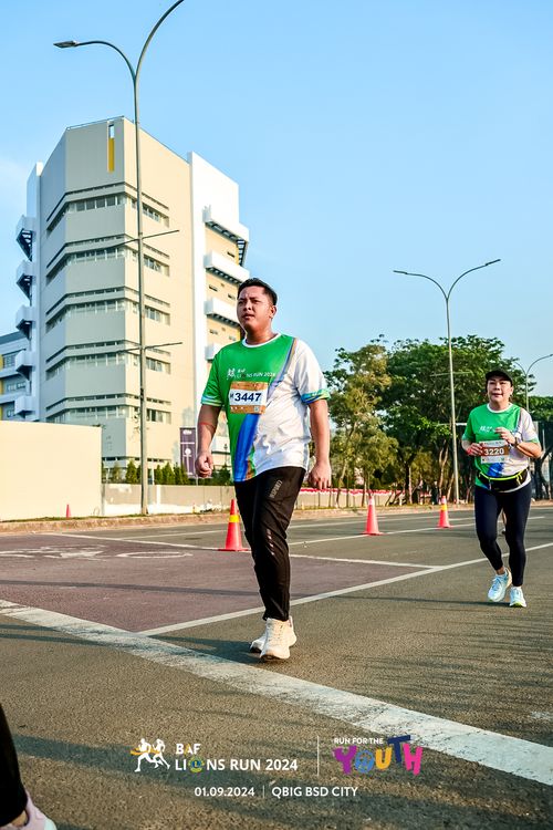 Race photo from BAF LIONS RUN 2024