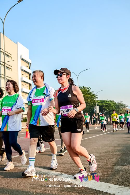 Race photo from BAF LIONS RUN 2024