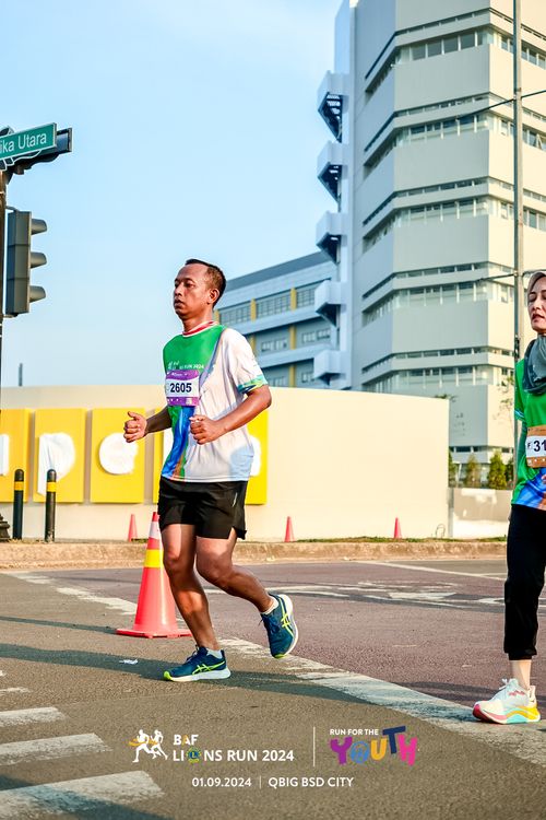 Race photo from BAF LIONS RUN 2024