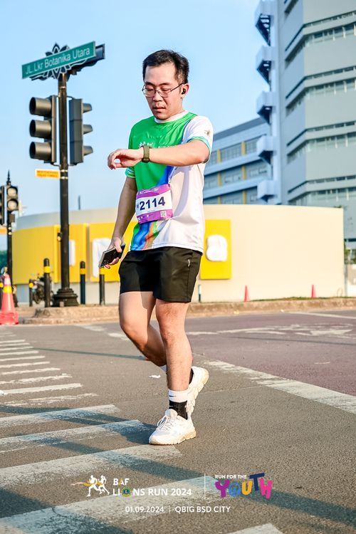 Race photo from BAF LIONS RUN 2024