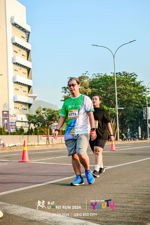 Race photo from BAF LIONS RUN 2024