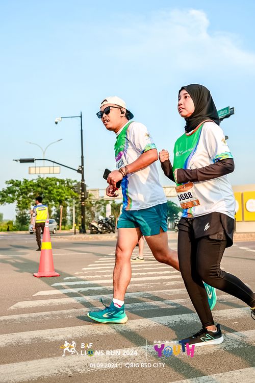 Race photo from BAF LIONS RUN 2024