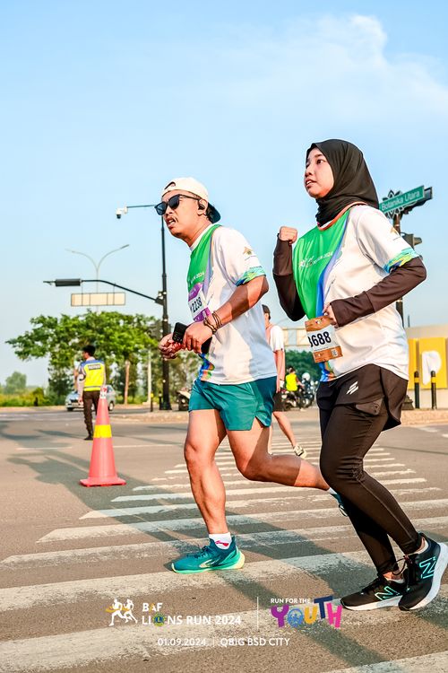 Race photo from BAF LIONS RUN 2024