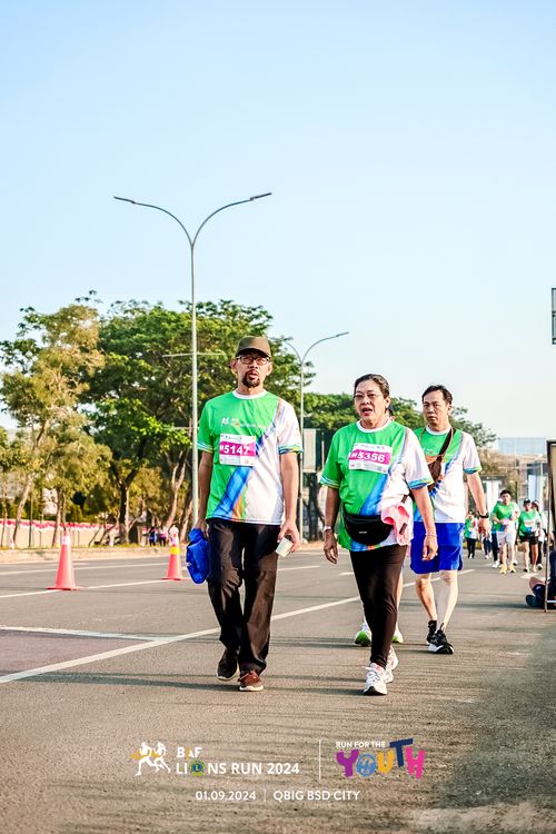 Race photo from BAF LIONS RUN 2024