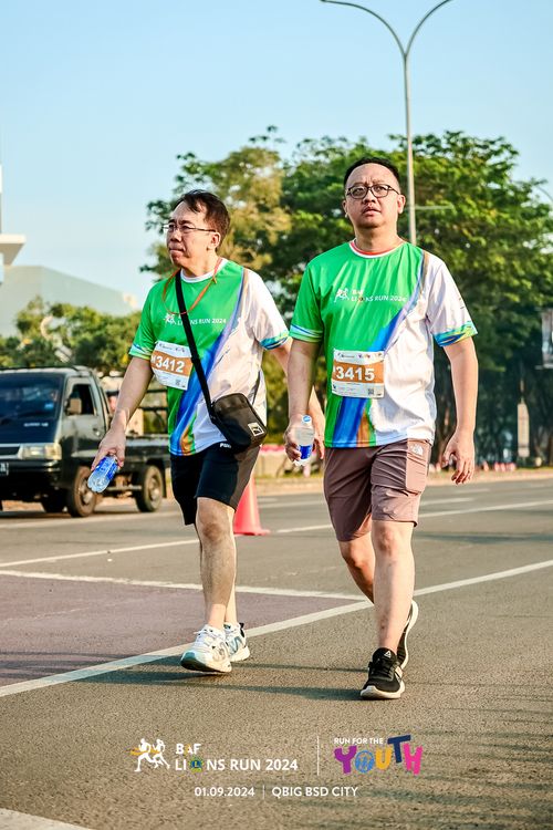 Race photo from BAF LIONS RUN 2024