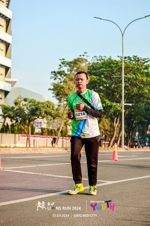 Race photo from BAF LIONS RUN 2024