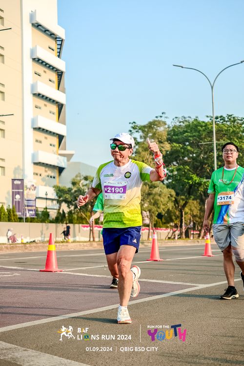 Race photo from BAF LIONS RUN 2024