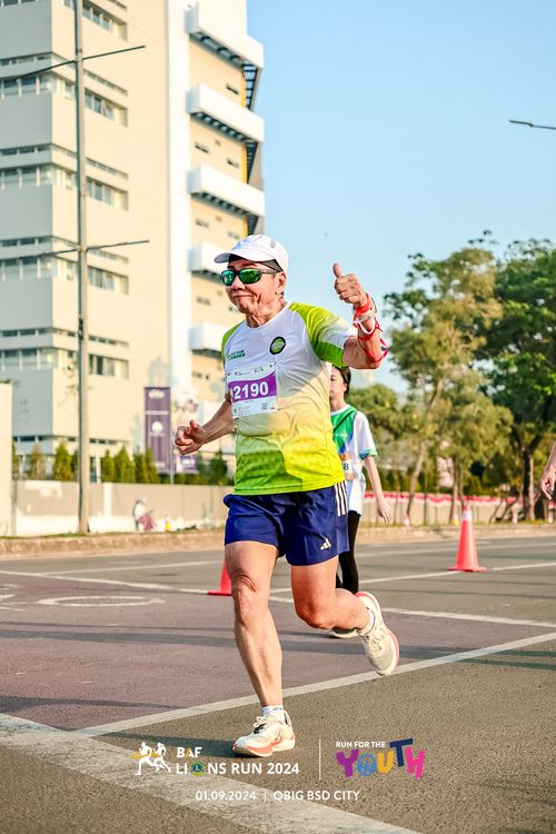 Race photo from BAF LIONS RUN 2024