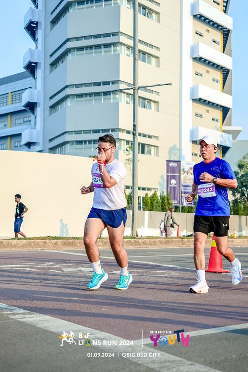 Race photo from BAF LIONS RUN 2024