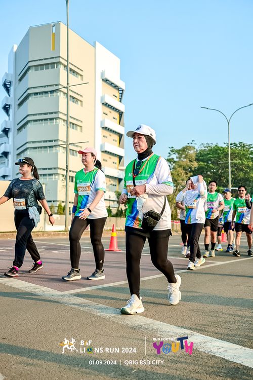 Race photo from BAF LIONS RUN 2024