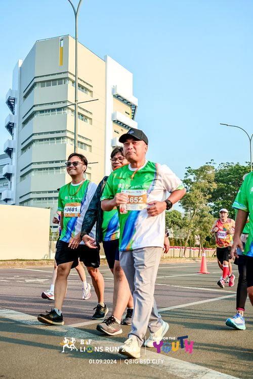 Race photo from BAF LIONS RUN 2024
