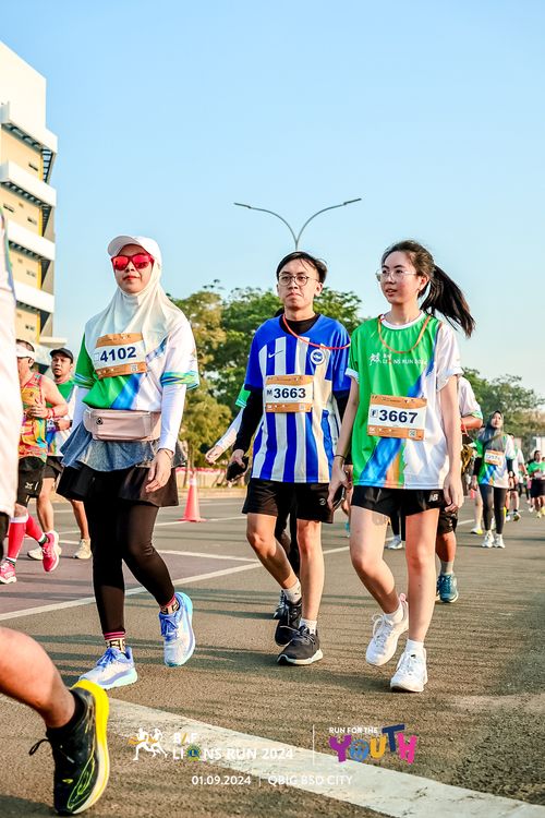 Race photo from BAF LIONS RUN 2024