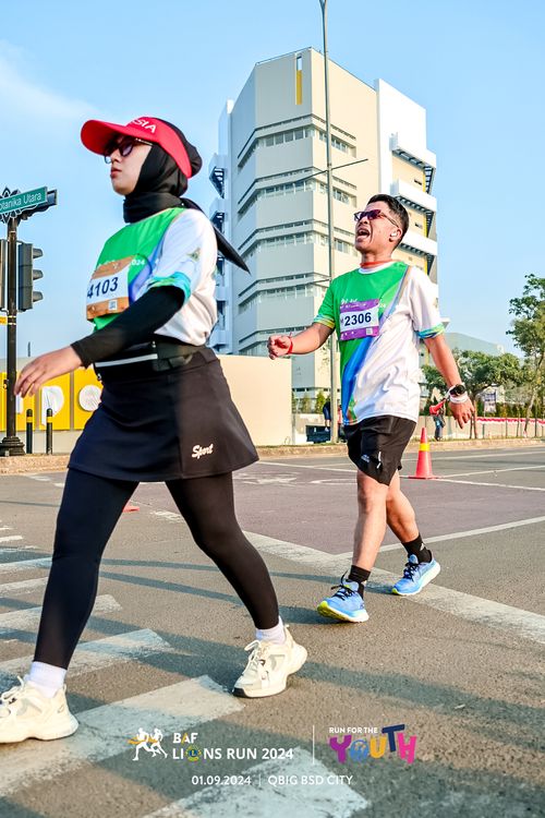 Race photo from BAF LIONS RUN 2024