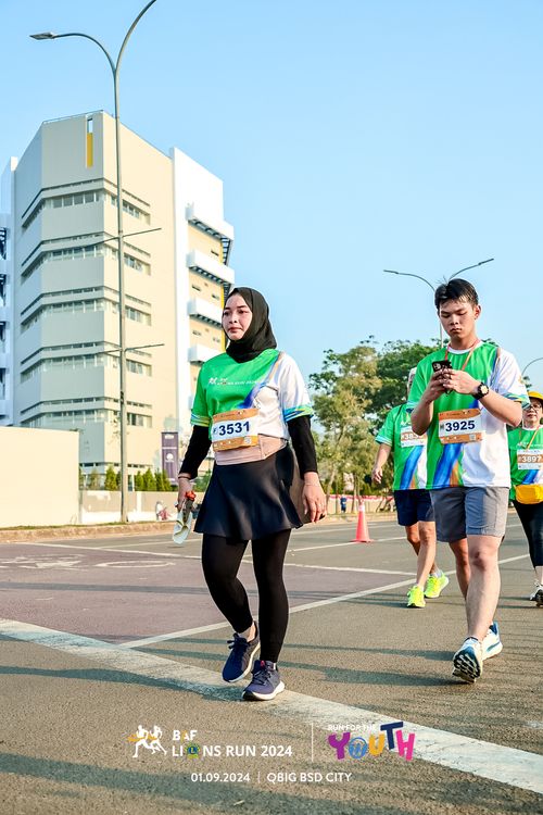 Race photo from BAF LIONS RUN 2024