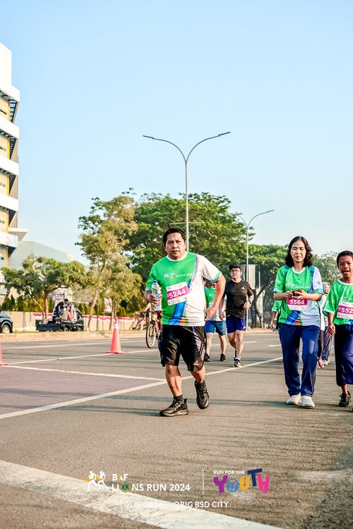 Race photo from BAF LIONS RUN 2024