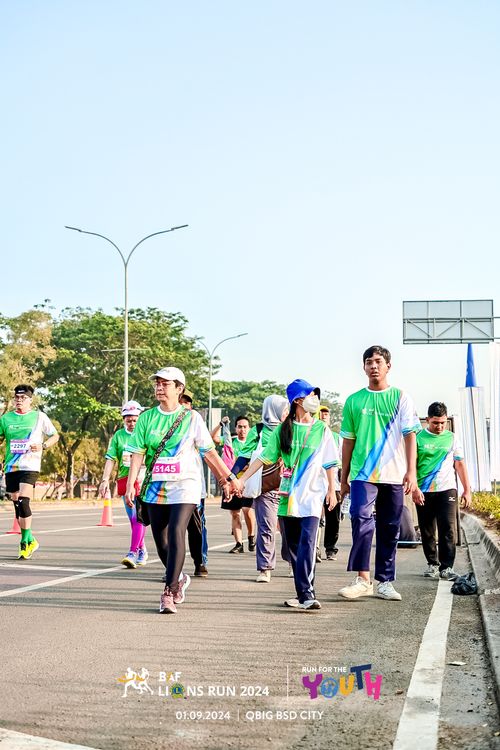 Race photo from BAF LIONS RUN 2024
