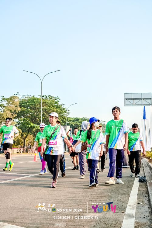 Race photo from BAF LIONS RUN 2024