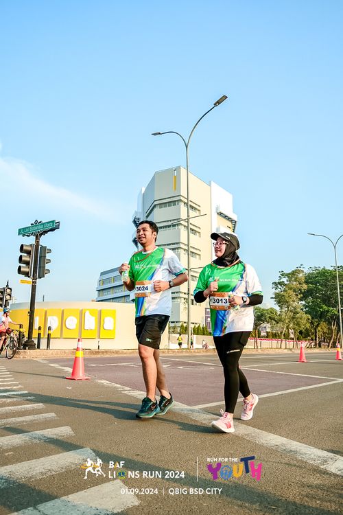 Race photo from BAF LIONS RUN 2024