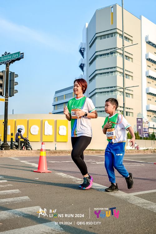 Race photo from BAF LIONS RUN 2024