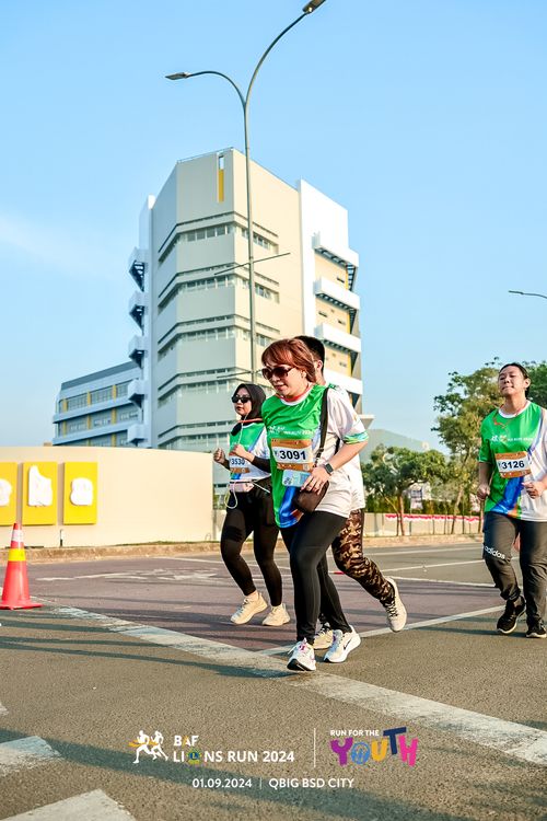 Race photo from BAF LIONS RUN 2024
