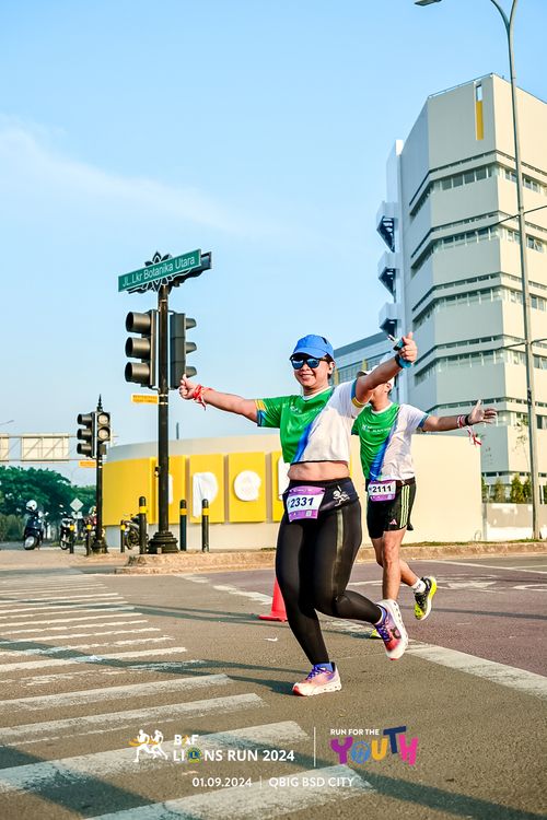 Race photo from BAF LIONS RUN 2024
