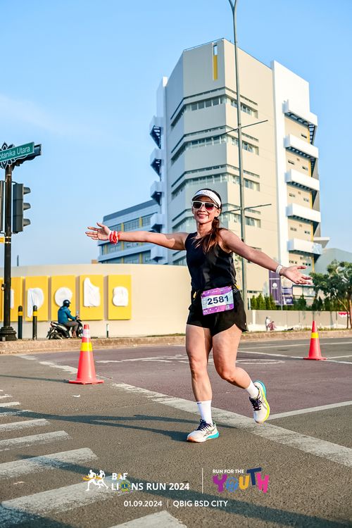 Race photo from BAF LIONS RUN 2024