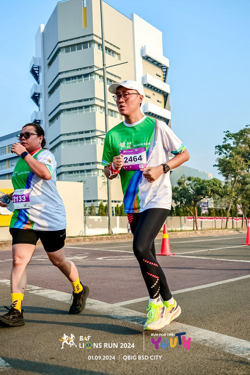 Race photo from BAF LIONS RUN 2024