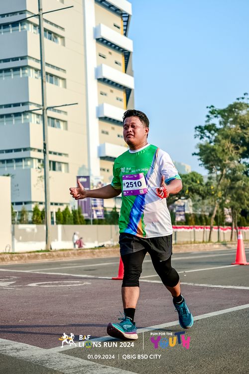 Race photo from BAF LIONS RUN 2024