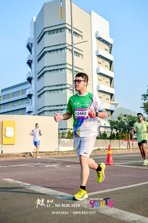 Race photo from BAF LIONS RUN 2024