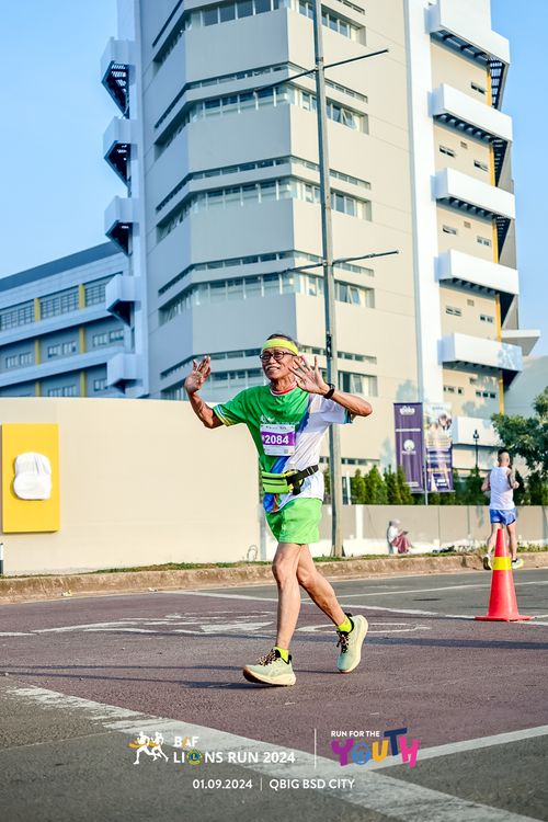 Race photo from BAF LIONS RUN 2024