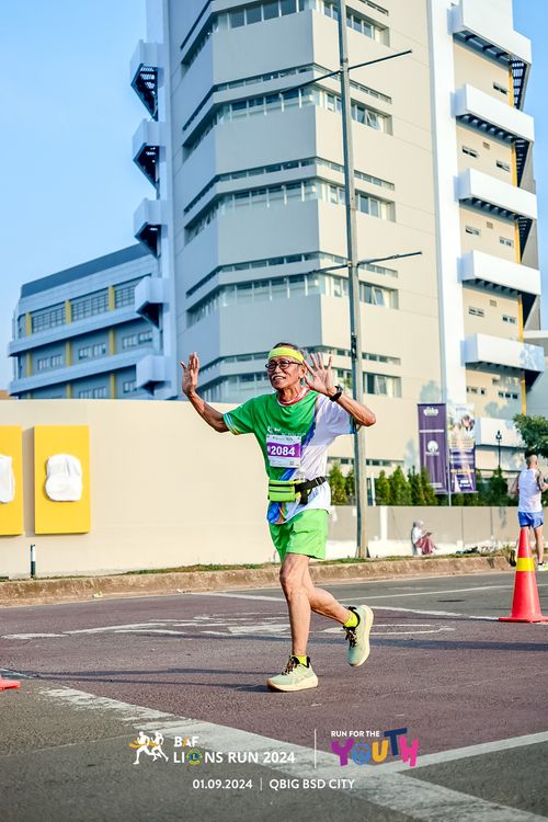 Race photo from BAF LIONS RUN 2024