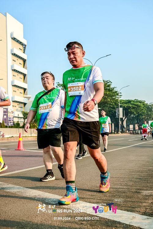 Race photo from BAF LIONS RUN 2024