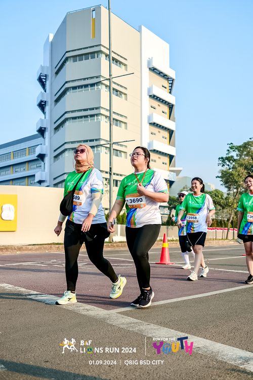 Race photo from BAF LIONS RUN 2024