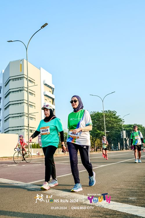 Race photo from BAF LIONS RUN 2024