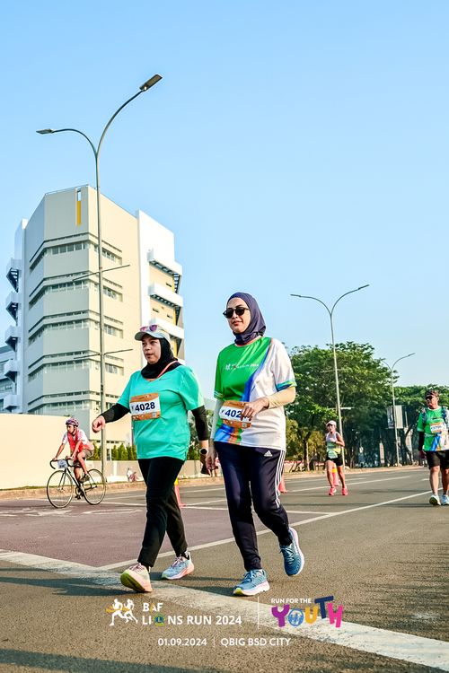 Race photo from BAF LIONS RUN 2024
