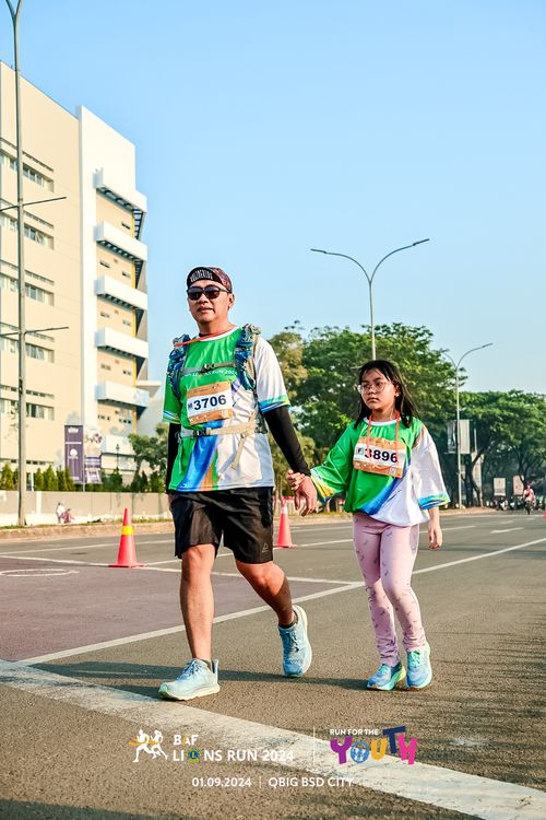 Race photo from BAF LIONS RUN 2024
