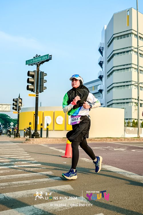 Race photo from BAF LIONS RUN 2024