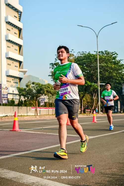 Race photo from BAF LIONS RUN 2024