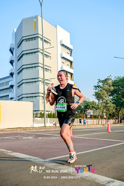 Race photo from BAF LIONS RUN 2024