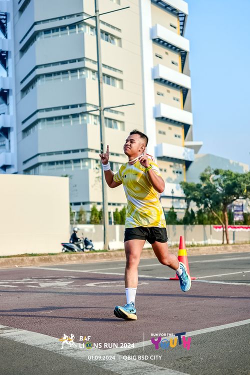Race photo from BAF LIONS RUN 2024