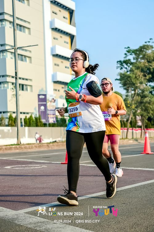 Race photo from BAF LIONS RUN 2024