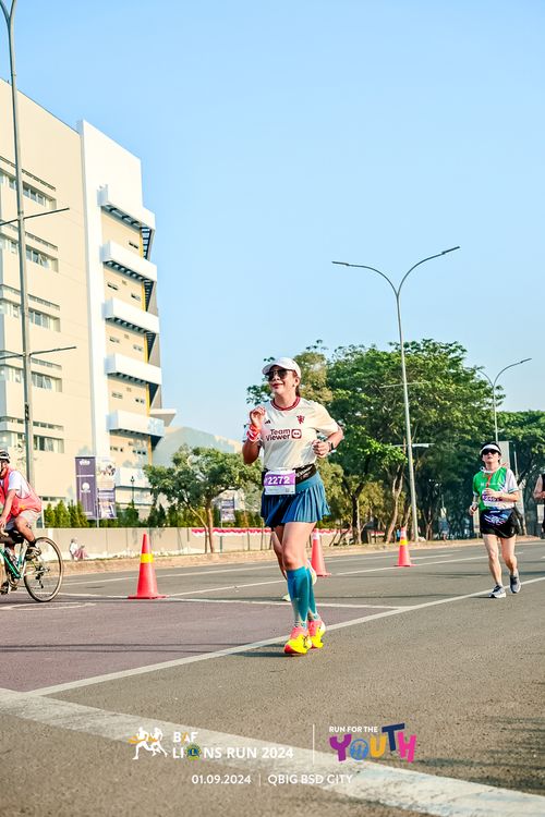 Race photo from BAF LIONS RUN 2024