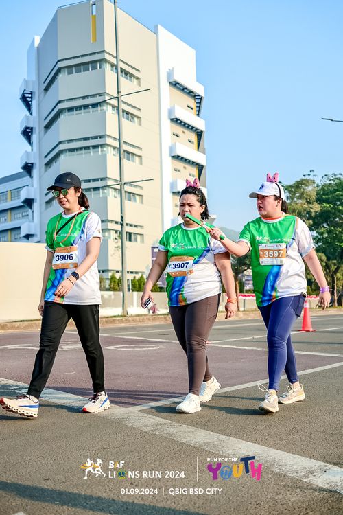 Race photo from BAF LIONS RUN 2024