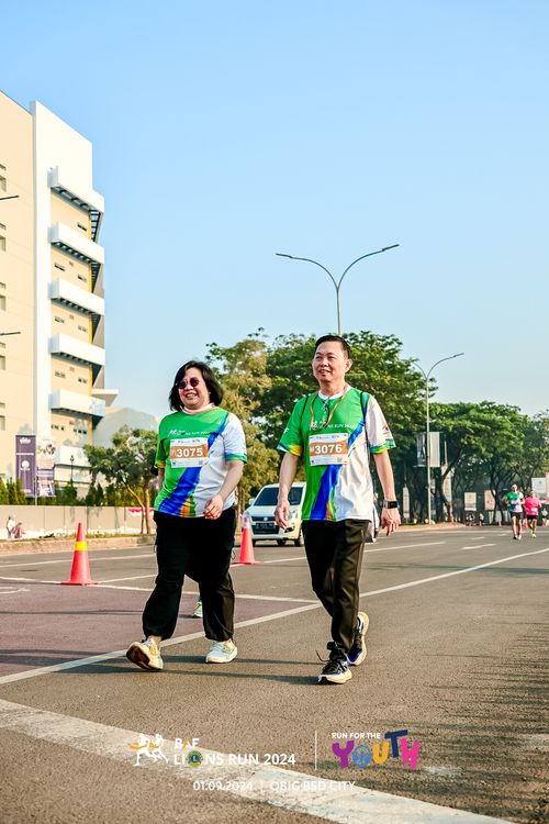 Race photo from BAF LIONS RUN 2024