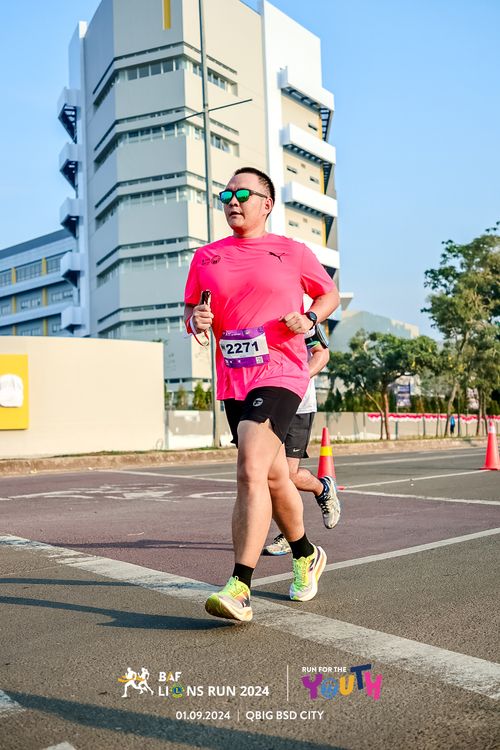 Race photo from BAF LIONS RUN 2024