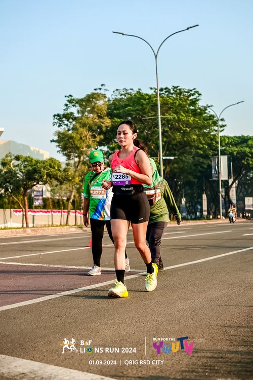 Race photo from BAF LIONS RUN 2024