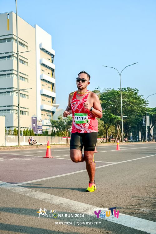 Race photo from BAF LIONS RUN 2024