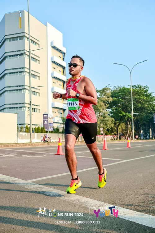 Race photo from BAF LIONS RUN 2024