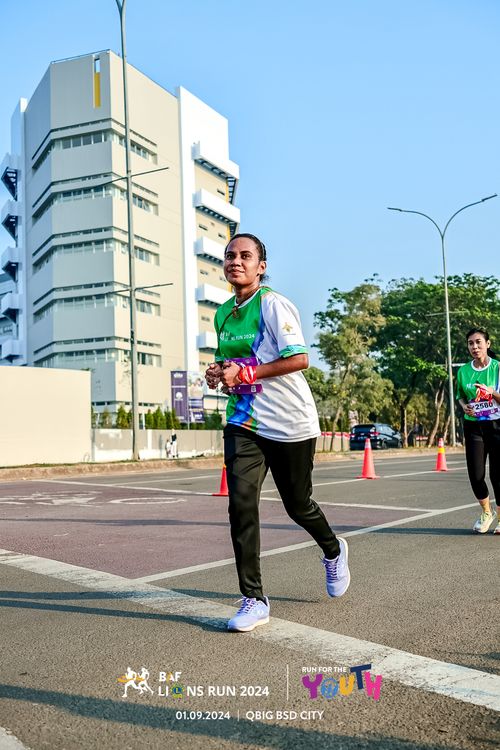Race photo from BAF LIONS RUN 2024